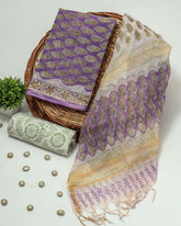 Premium Sanganeri Printed kota Suit With Kota Doria Duppta(BFFKO29)